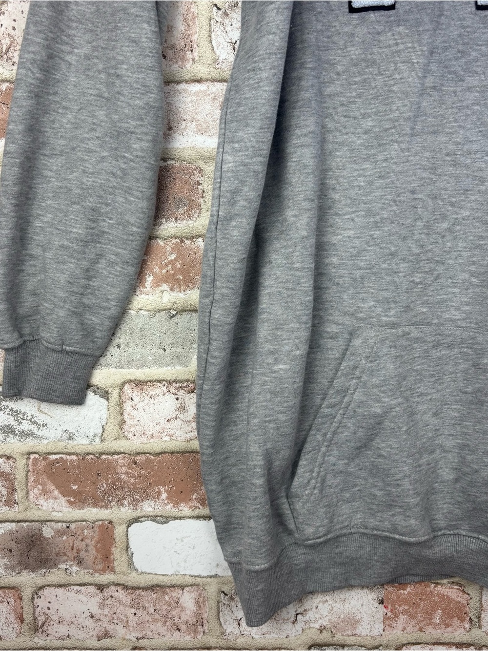 Prettylittlething Oversized Hoodie | Gray |Size 10 Womens View 3